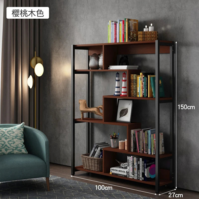 Elegant Modern Bookcase with Adjustable Shelves