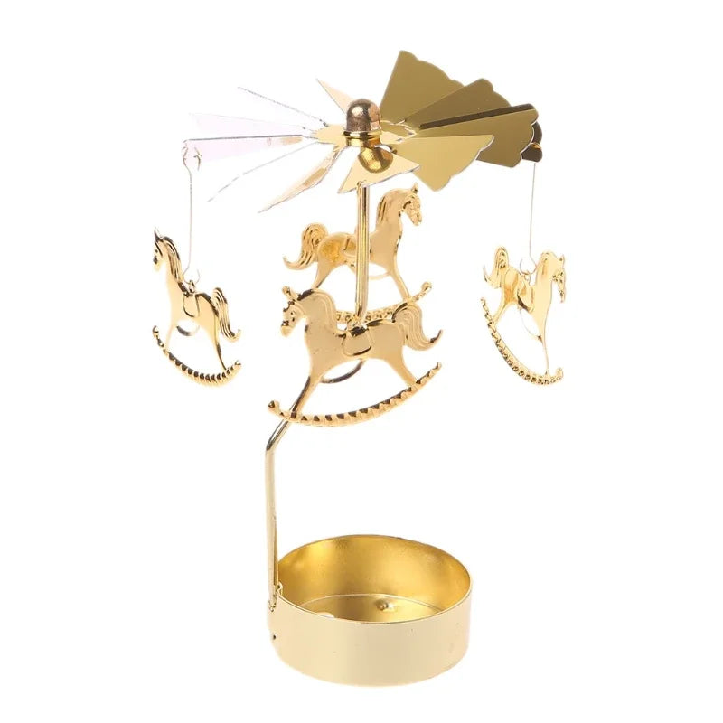 Elegant Rotating Candle Holder – Enchant Your Holidays