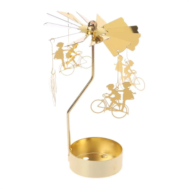 Elegant Rotating Candle Holder – Enchant Your Holidays