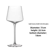 Exquisite European Crystal Wine Glasses for Luxurious Dining