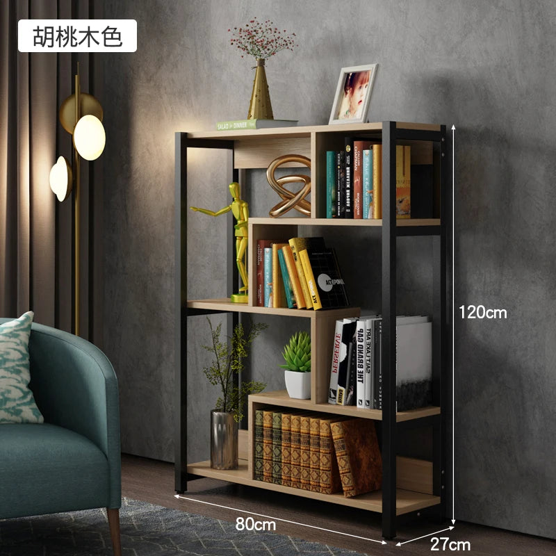 Elegant Modern Bookcase with Adjustable Shelves