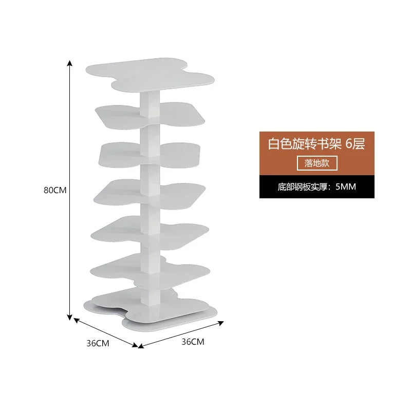Elegant Rotating Bookcase for Modern Home Decor