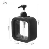 Elegant Transparent Soap Dispenser Set - Versatile & Stylish
