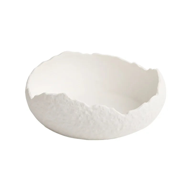 Matte Ceramic Soup & Salad Bowls - Elegant Porcelain Tableware
