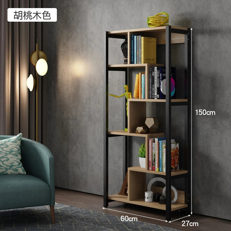Elegant Modern Bookcase with Adjustable Shelves