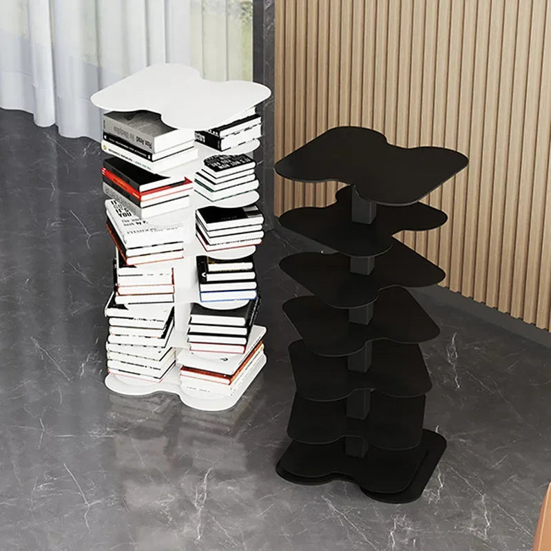 Elegant Rotating Bookcase for Modern Home Decor