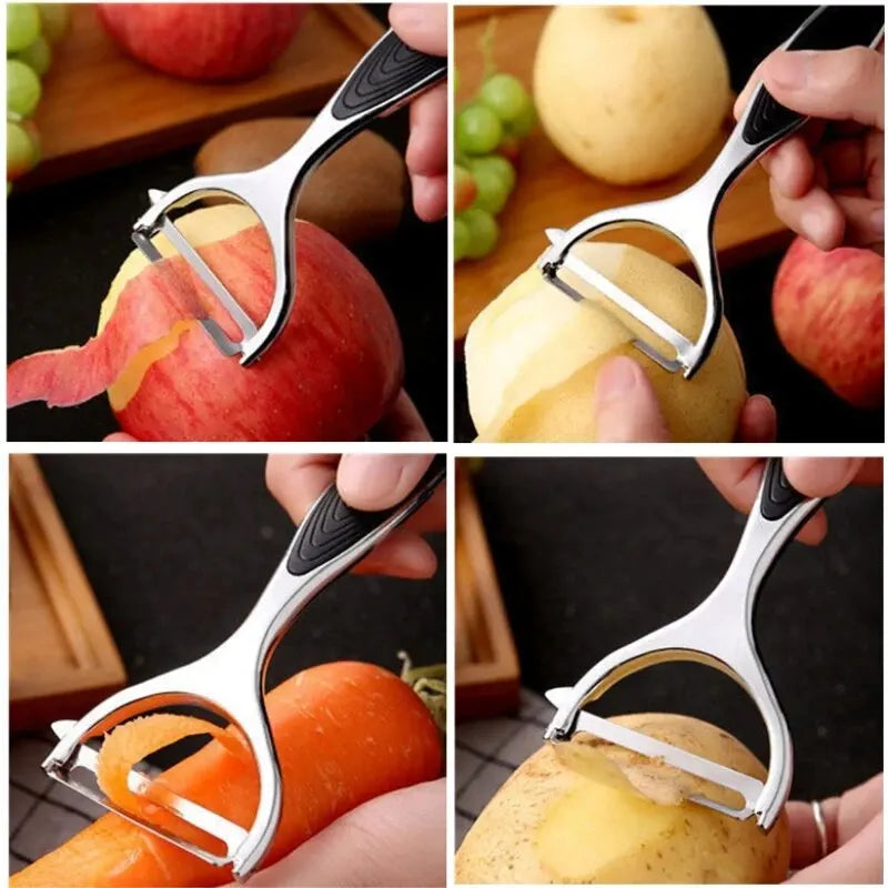 Elegant Stainless Steel Vegetable Peeler - Effortless Precision