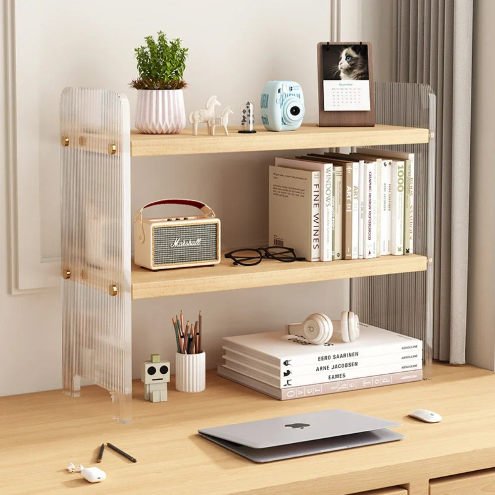 Elegant Acrylic Desktop Organizer - Maximize Your Space