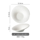 Elegant Oblique Ceramic Dining Bowl