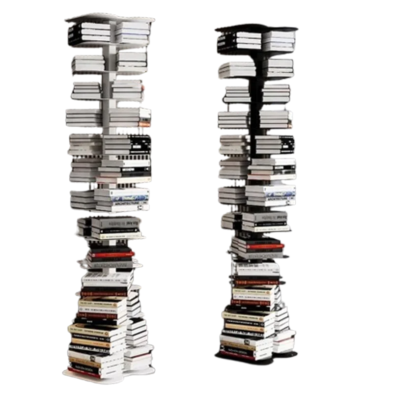 Elegant Rotating Bookcase for Modern Home Decor