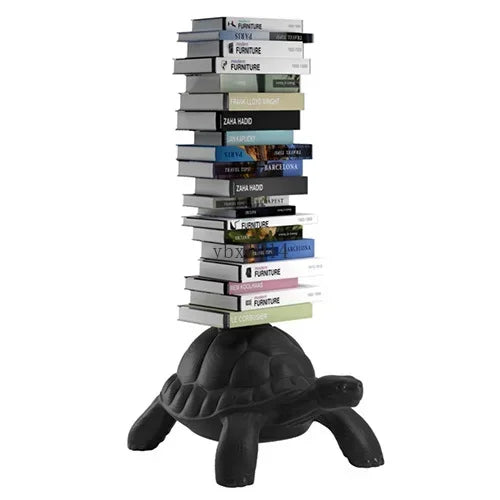 Artistic Turtle Bookshelf - Modern Elegance for Your Living Room