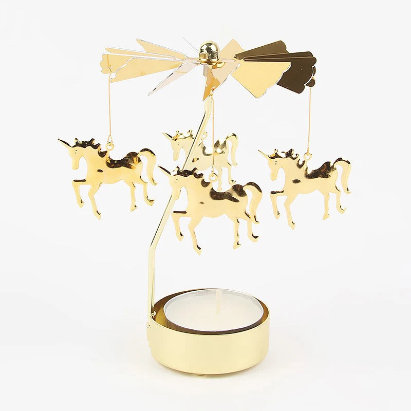 Elegant Rotating Candle Holder – Enchant Your Holidays