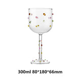 Exquisite Colored Wine Glasses - Lead-Free Elegance