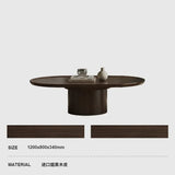 Nordic Elegance: Minimalist Oval Coffee Table