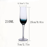 Nordic Elegance: Handcrafted Crystal Wine Glass