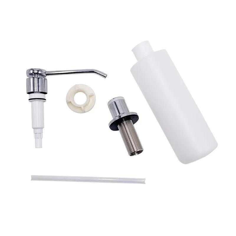 Elegant 350ml Stainless Steel Soap Dispenser for Kitchen & Bath