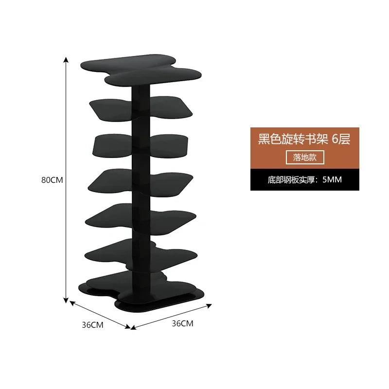 Elegant Rotating Bookcase for Modern Home Decor