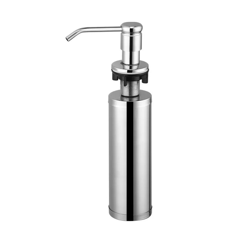 Elegant 350ml Stainless Steel Soap Dispenser for Kitchen & Bath