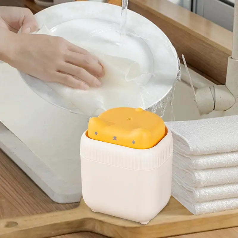 Elegant Cat Shape Soap Dispenser – Effortless Kitchen Cleaning