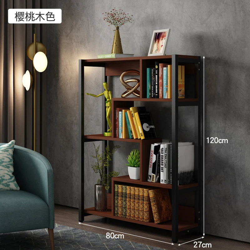 Elegant Modern Bookcase with Adjustable Shelves