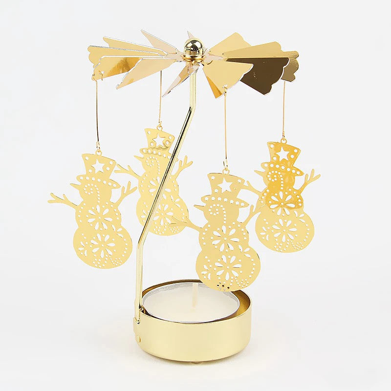 Elegant Rotating Candle Holder – Enchant Your Holidays