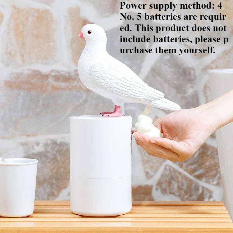 Elegant Touchless Bird Soap Dispenser for Home & Hotel