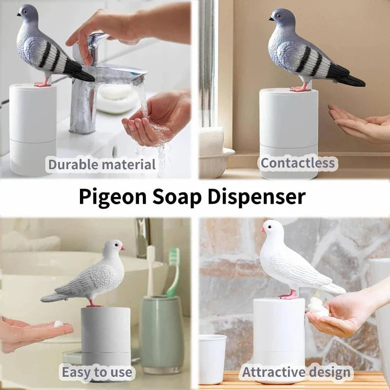 Elegant Touchless Bird Soap Dispenser for Home & Hotel