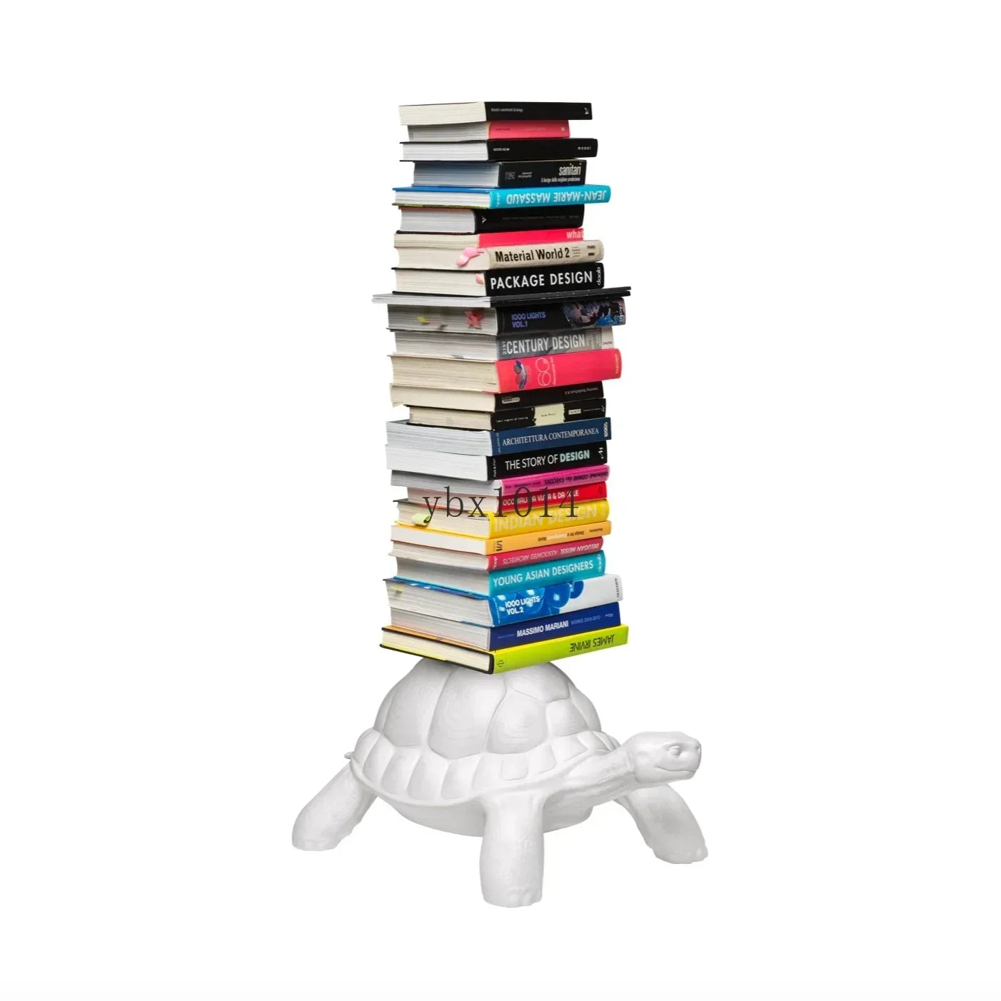 Artistic Turtle Bookshelf - Modern Elegance for Your Living Room