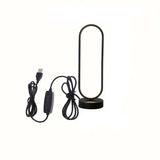 Elegant LED Ring Lamp with Three-Color Dimming