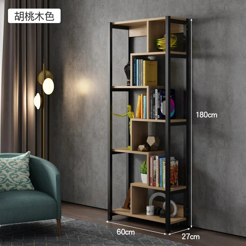 Elegant Modern Bookcase with Adjustable Shelves