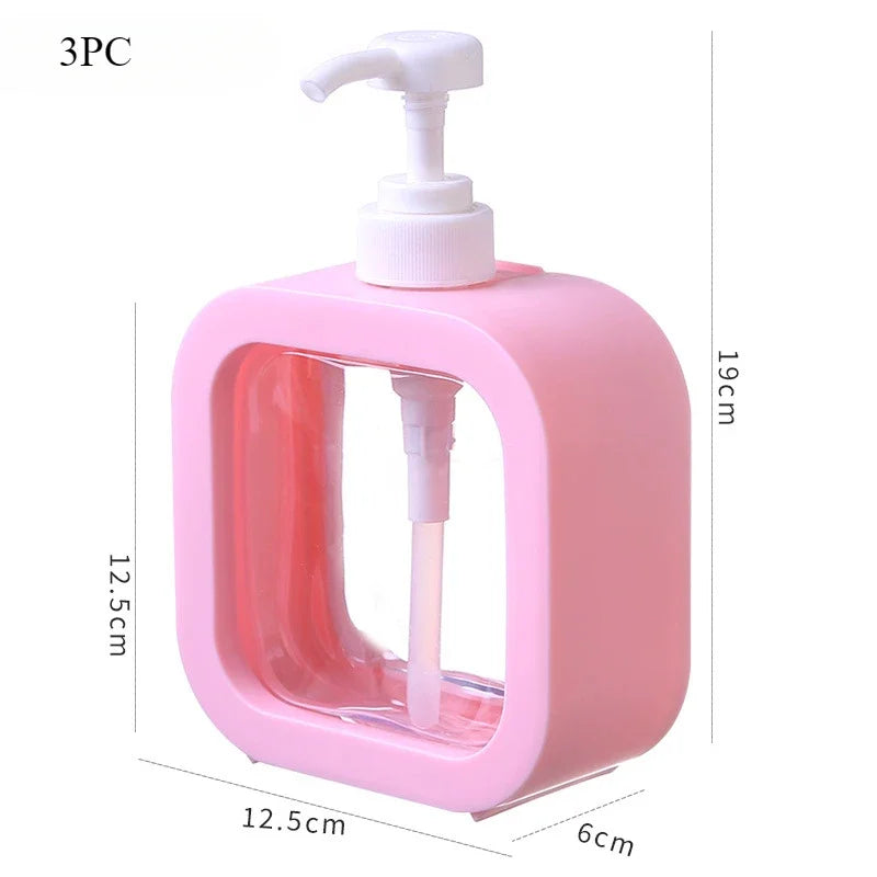 Elegant Transparent Soap Dispenser Set - Versatile & Stylish