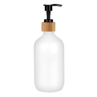 Elegant Matte Soap Dispenser Set with Tray for Kitchen & Bathroom