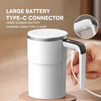 Elegant 380ML Self-Stirring Coffee Mug with Temp Display