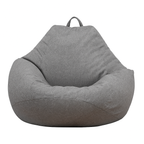 Elegant Linen Bean Bag Sofa Cover - DIY Comfort