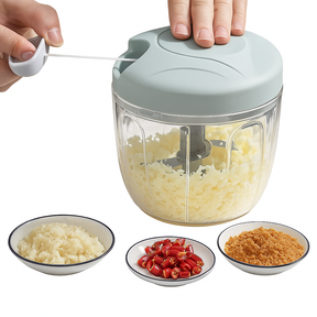Effortless Manual Garlic & Vegetable Chopper