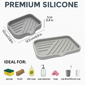 Elegant Silicone Sink Tray - Ultimate Kitchen Organizer