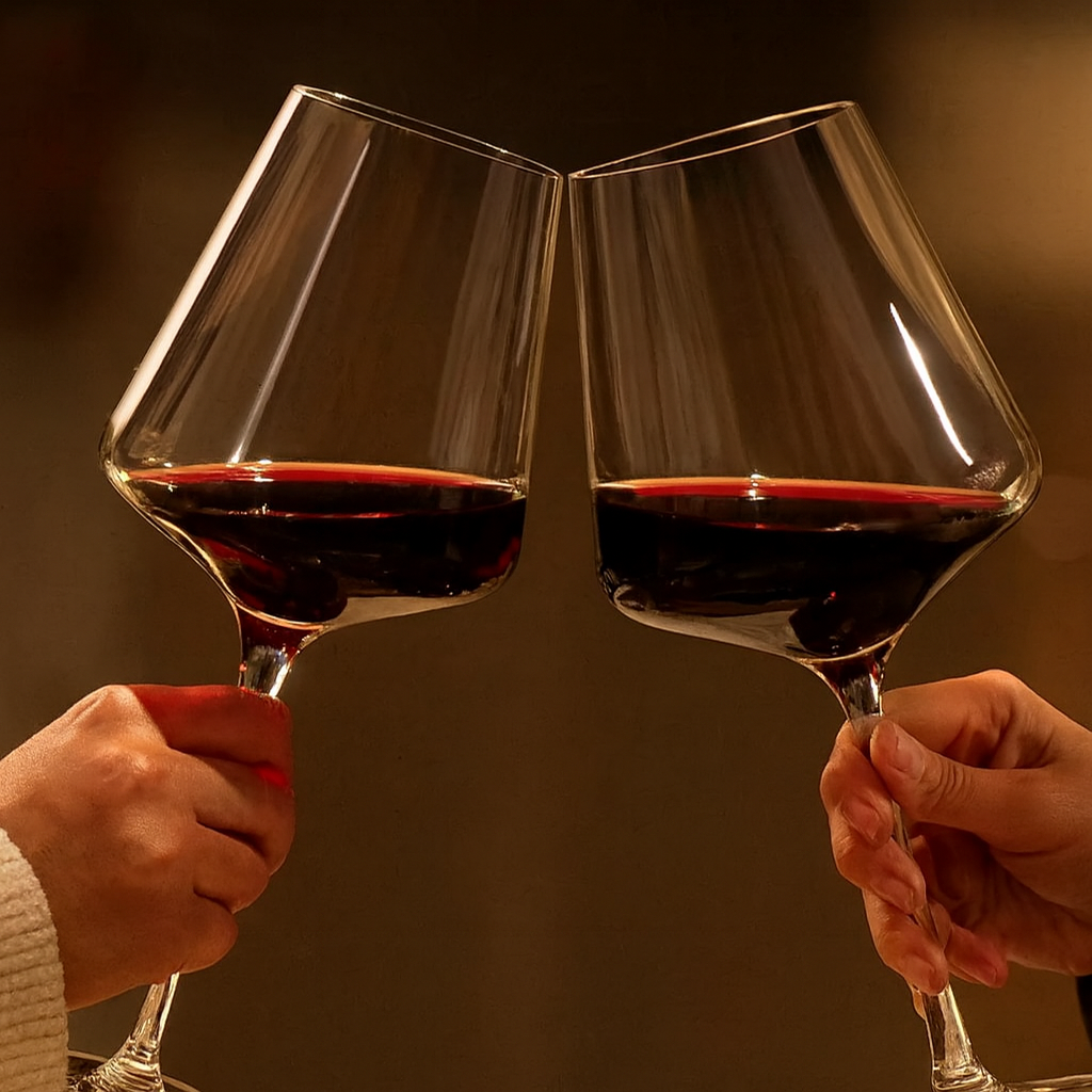 Exquisite European Crystal Wine Glasses for Luxurious Dining