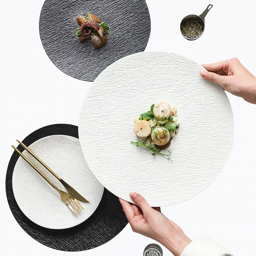 Exquisite Ceramic Steak Plate for Elegant Dining