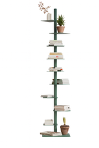 Nordic Minimalist Vertical Metal Bookcase for Children