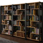 Elegant Modern Bookcase with Adjustable Shelves