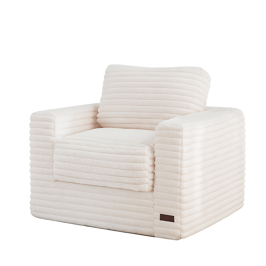 Luxurious Velvet Roll-up Sofa for Modern Spaces