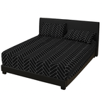 Luxurious Geometric Pattern Frosted Bedsheet