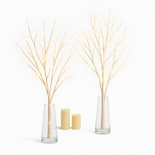 Elegant Birch LED Branch Lights for Exquisite Home Decor