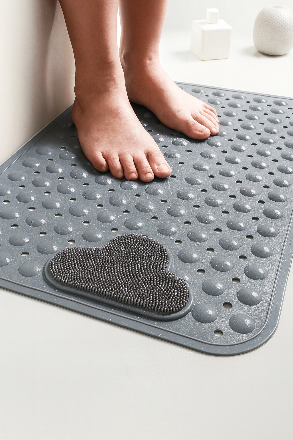 Luxurious Non-Slip Bathroom Mat with Massage Comfort