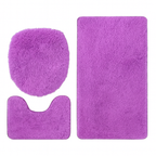Luxurious Fluffy Bathroom Mat Set - Comfort and Style