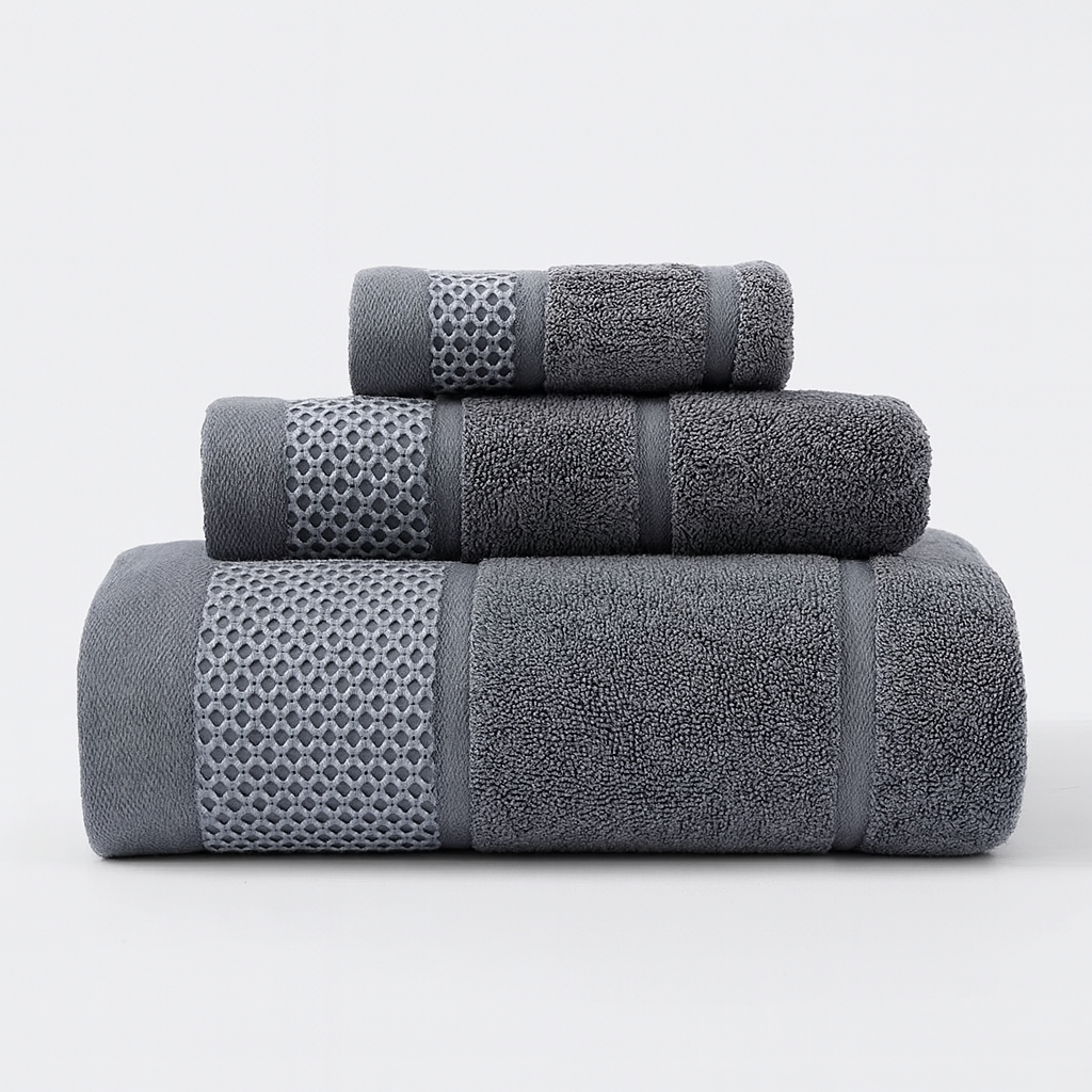 Luxurious Cotton Towel Set - Ultimate Absorbency & Comfort
