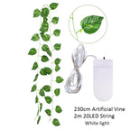 Elegant Silk Ivy Vine with LED Lights for Home Décor
