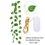 Elegant Silk Ivy Vine with LED Lights for Home Décor