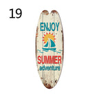 Vintage Surfboard Wooden Wall Sign – Ocean Beach Decor