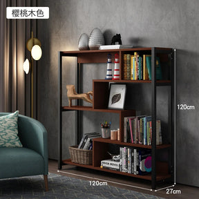 Elegant Modern Bookcase with Adjustable Shelves